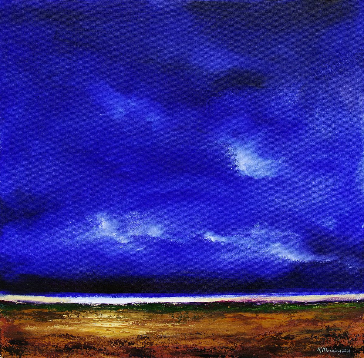 Landscape-30 By Richard Manning, 18 X 18, Artwork For Sale On Artfinder