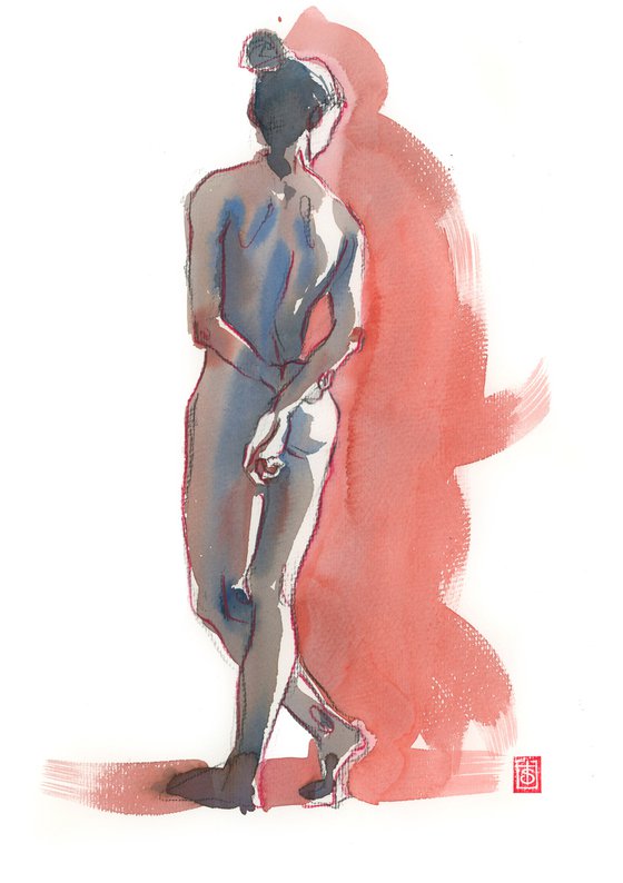 Nude life drawing 019