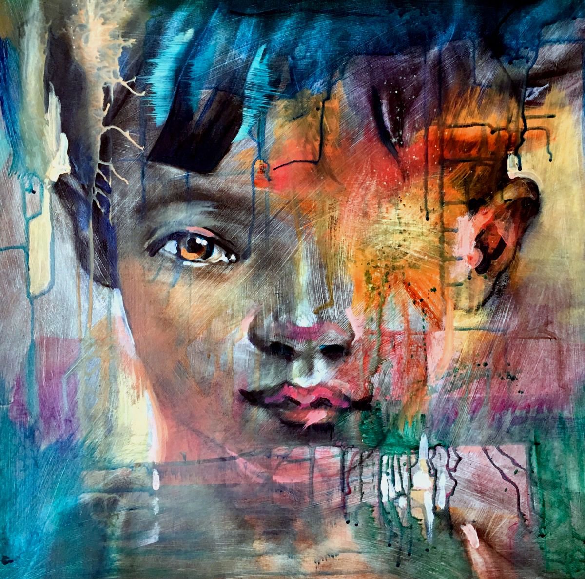 Young Refugee by Anthony Barrow BA(Hons) Fine Art