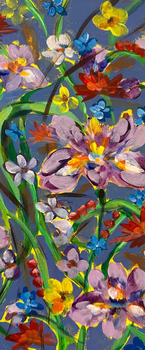 Irises by Vira Tsepkova