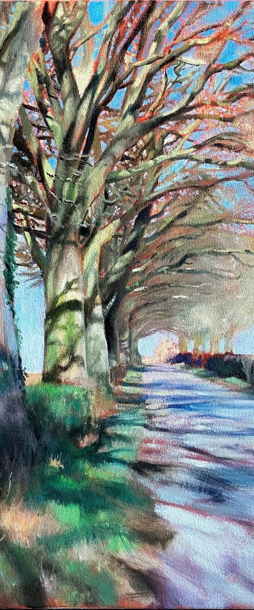 Road to Meonstoke 4 by John Welsh