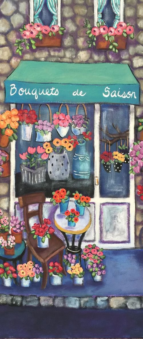Private Commission for Marcie ; after Bouquets du Saison by Holly Wojahn
