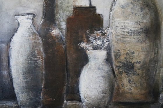 STILL LIFE WITH VASES