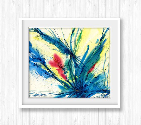 Organic Ecstasy 48 - Abstract Floral Painting  by Kathy Morton Stanion