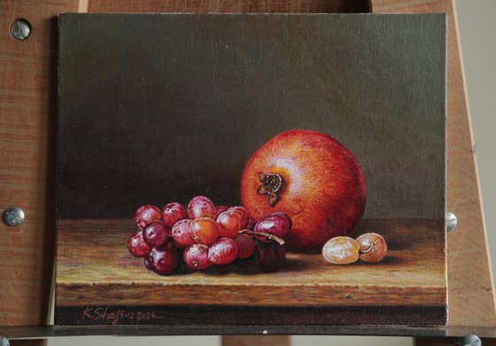 Grapes and Pomegranate