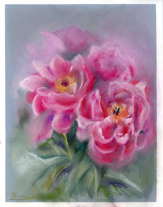 Peonies (soft pastel)