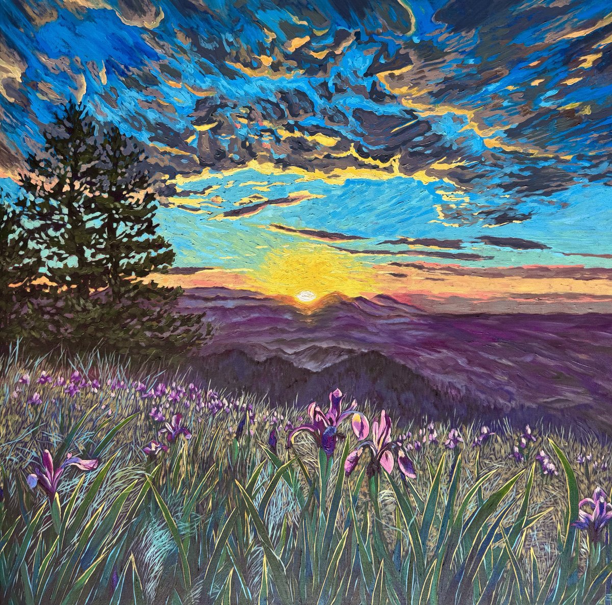 Glow Of Silence By Zulfiya Mukhamadeyeva, 35 X 35, Artwork For Sale On Artfinder
