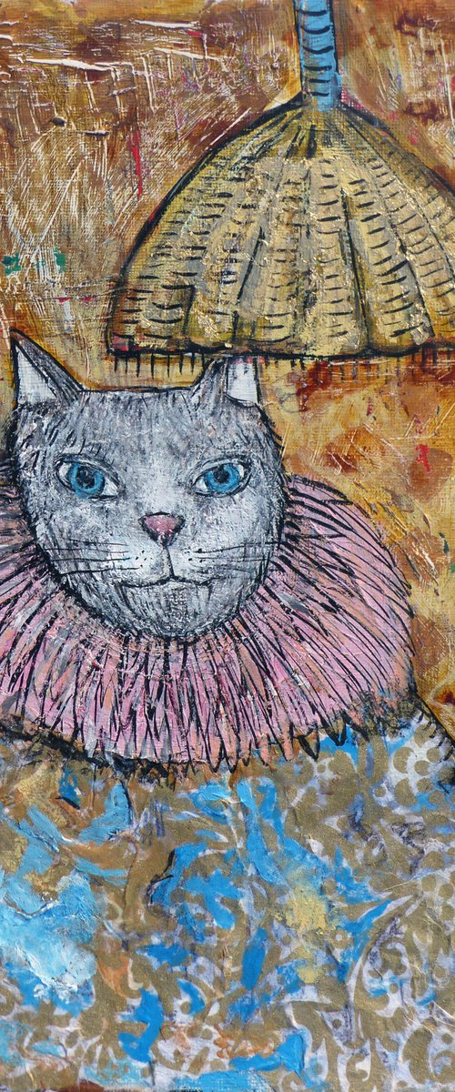Persian cat by Elizabeth Vlasova