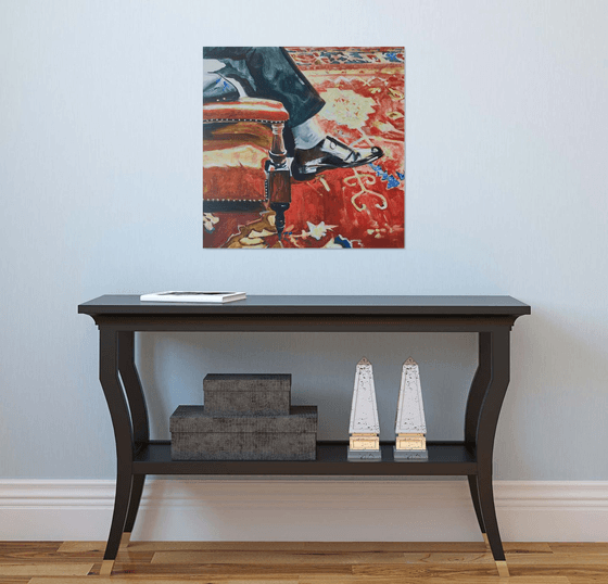 Patent leather shoes