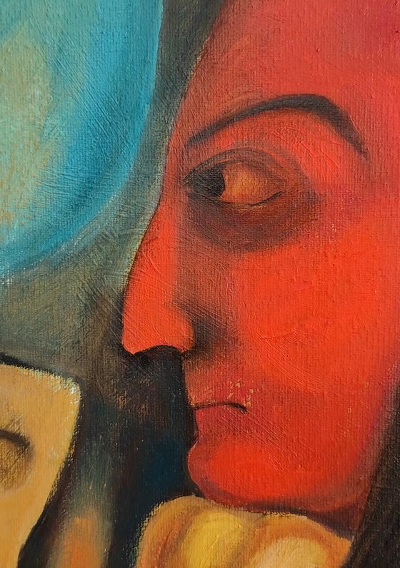 The red face
