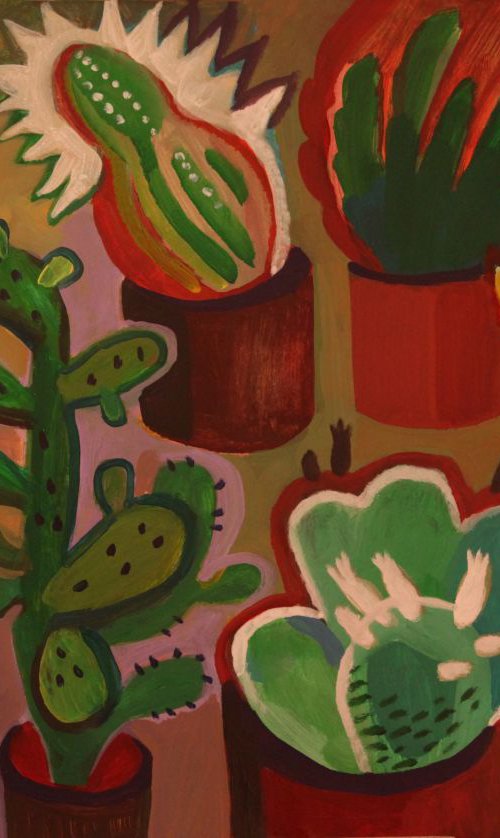 My cactuses by Marina Gorkaeva