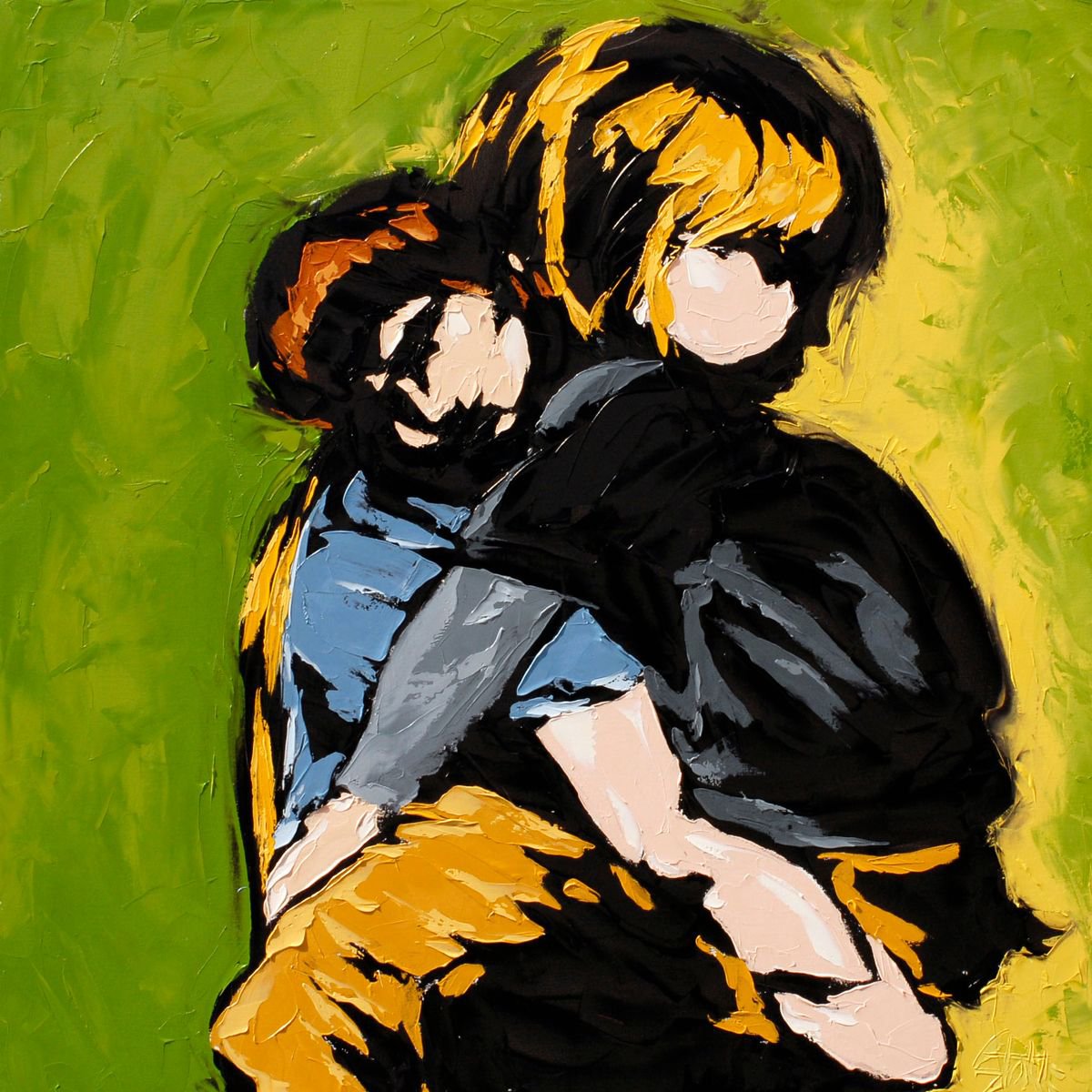 Siblings 5 By Bill Stone, 48 X 48, Artwork For Sale On Artfinder
