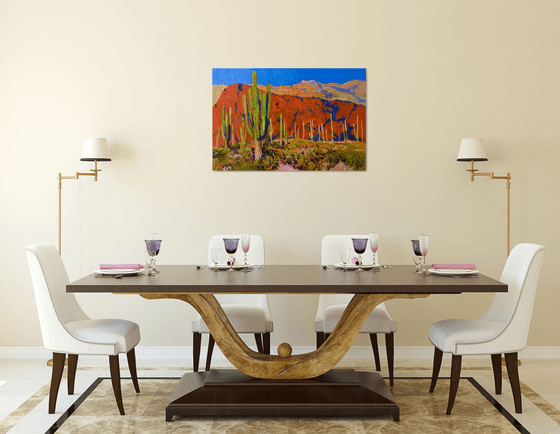 Saguaros and Desert Colors