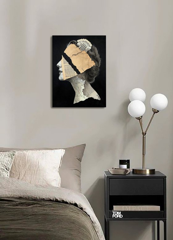 Fragmented Queen Victorian Memory Portrait
