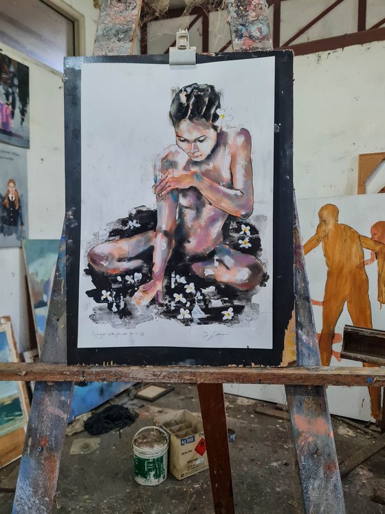 figure with flowers 10-1-25