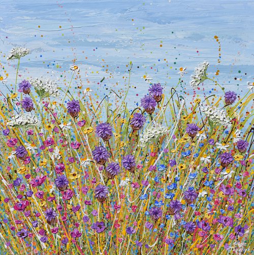 Purple Meadow by Olga Tkachyk