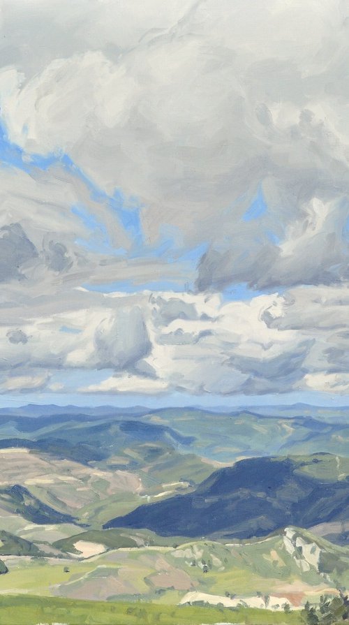 Clouds above Mont Mézenc by ANNE BAUDEQUIN