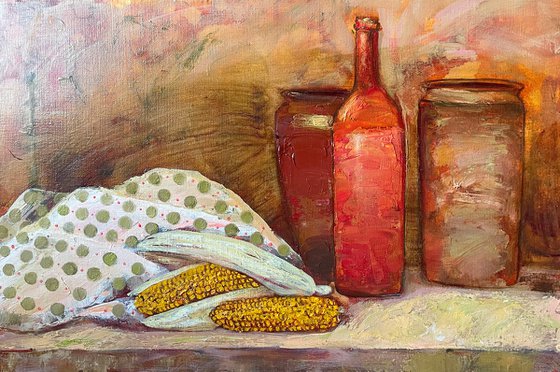 Corn still life