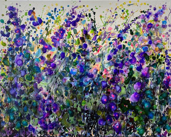 Lavender Abstract   - Original Painting