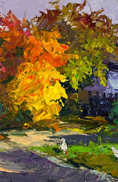 An Autumn Day in the Countryside by Boris Serdyuk