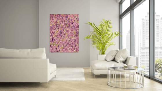 'Water Pink Flowers'