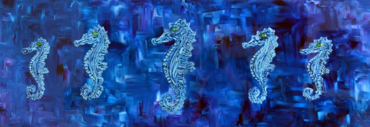 Going My Way? -Seahorses by Zena Cameron