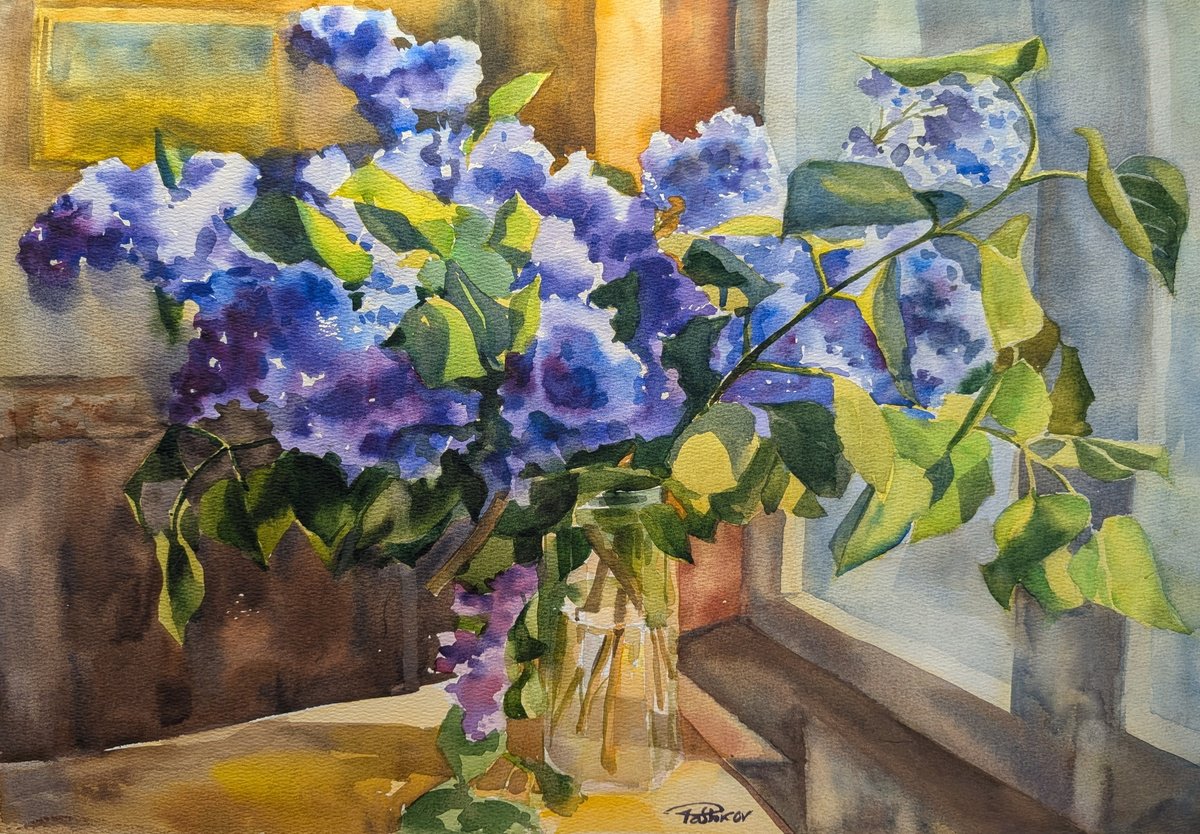 Impressionistic Watercolour , Spring Bouquet By Yurii Pashkov, 21 X 15, Artwork For Sale On Artfinder