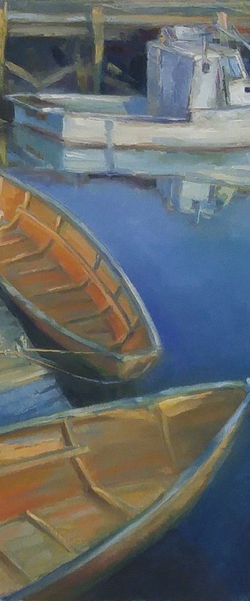 Boats 16x20'' by Alexander Koltakov