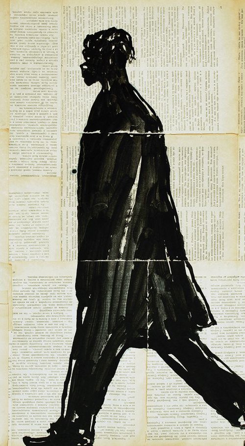 Basquiat Walk. by Marat Cherny