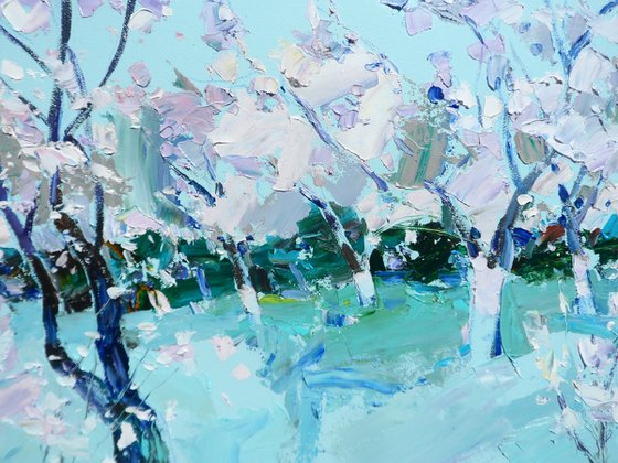 "  Gardens are blooming "