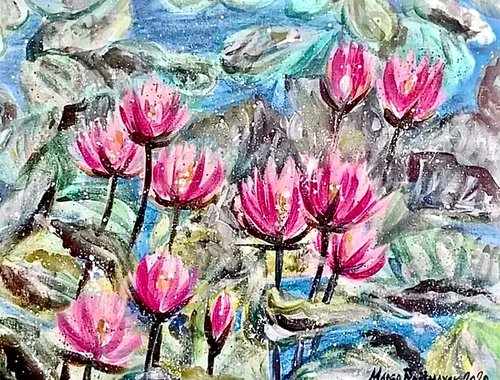 Lotuses by Morgana Rey