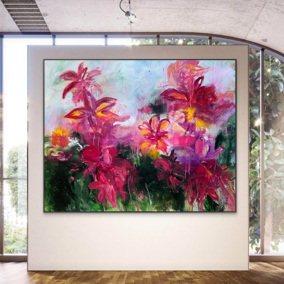 Where the Garden Burns Pink