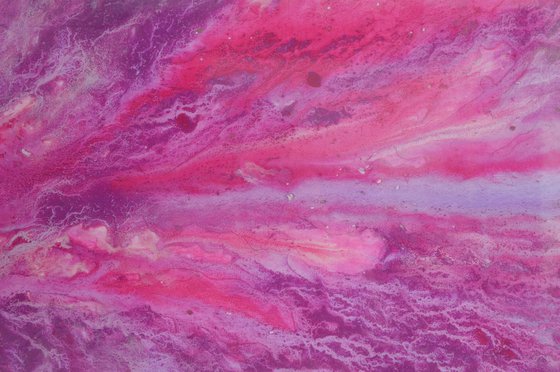 Cosmic Explosion in Pink