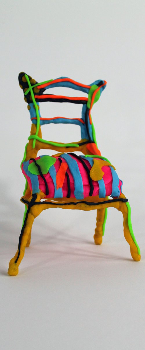 Сhair / Polymer Clay / Sculpture by V. Lishko