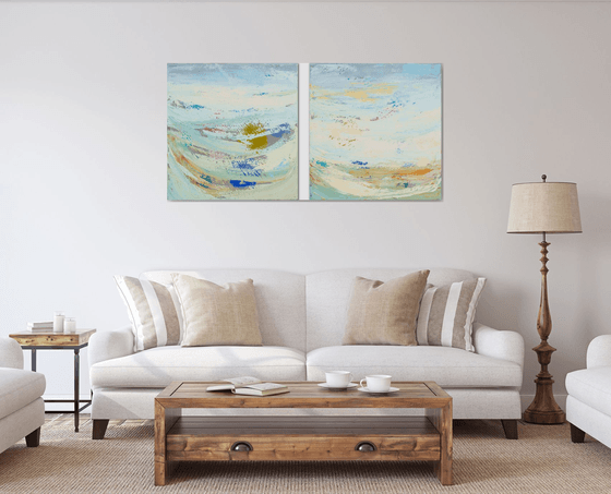 Diptych (emotional seascapes)