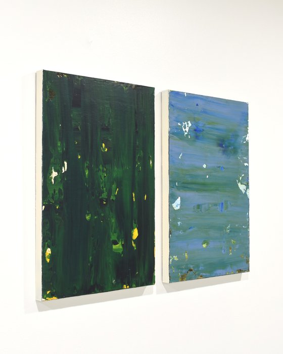 Green Moving Toward Blue