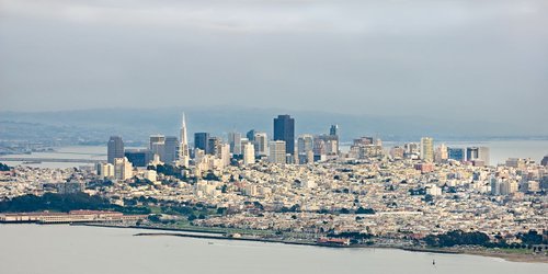 San Francisco Wide Panorama by Eugene Norris