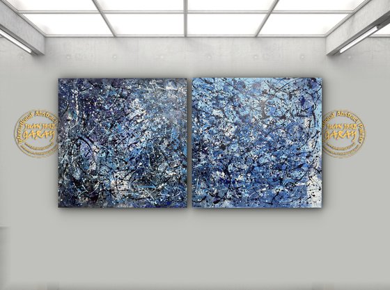 Abstraction in Blue and White