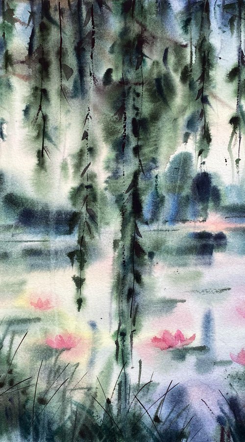 Morning pond. by Galina Poloz