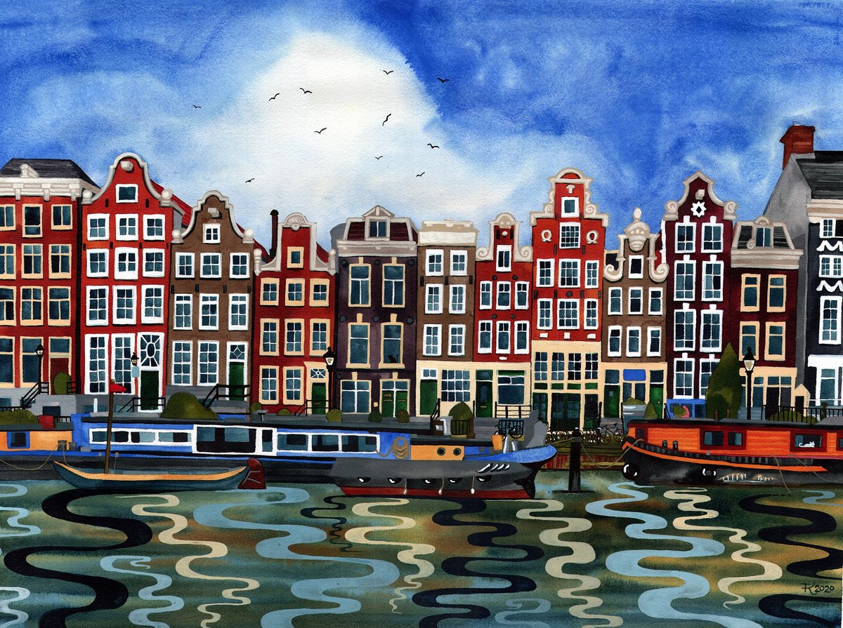 Amsterdam Painting by Terri Smith Artfinder