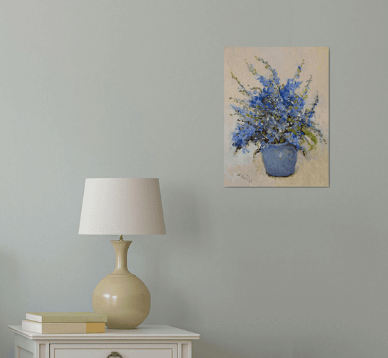 Forget Me Nots in the Vase