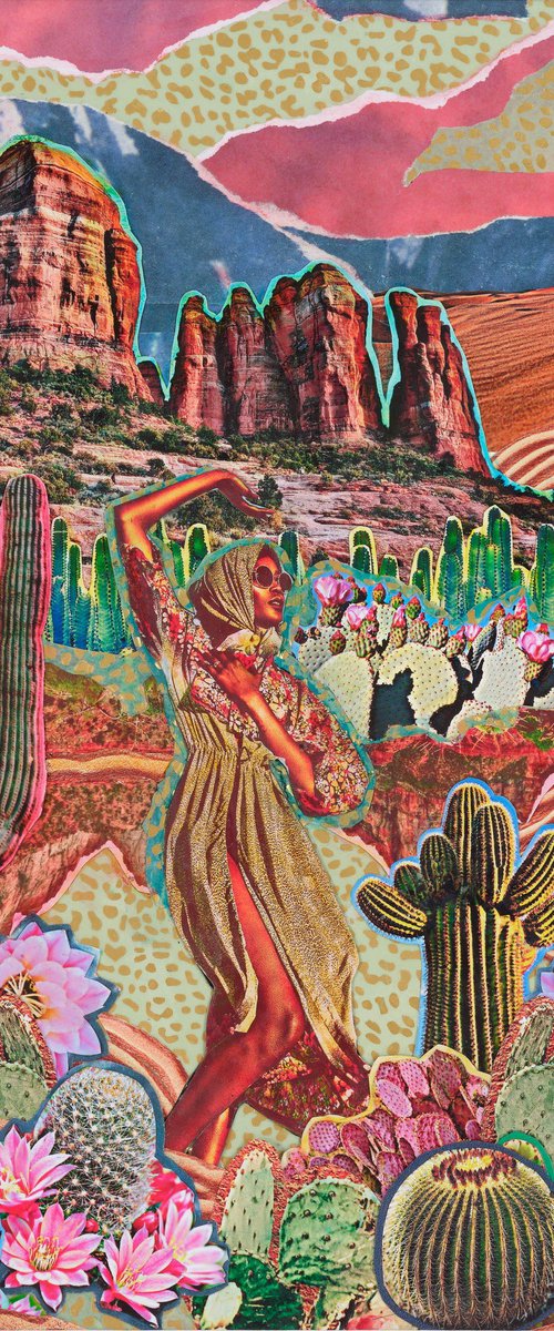 Blooming In A Parched World by Emma Mullender