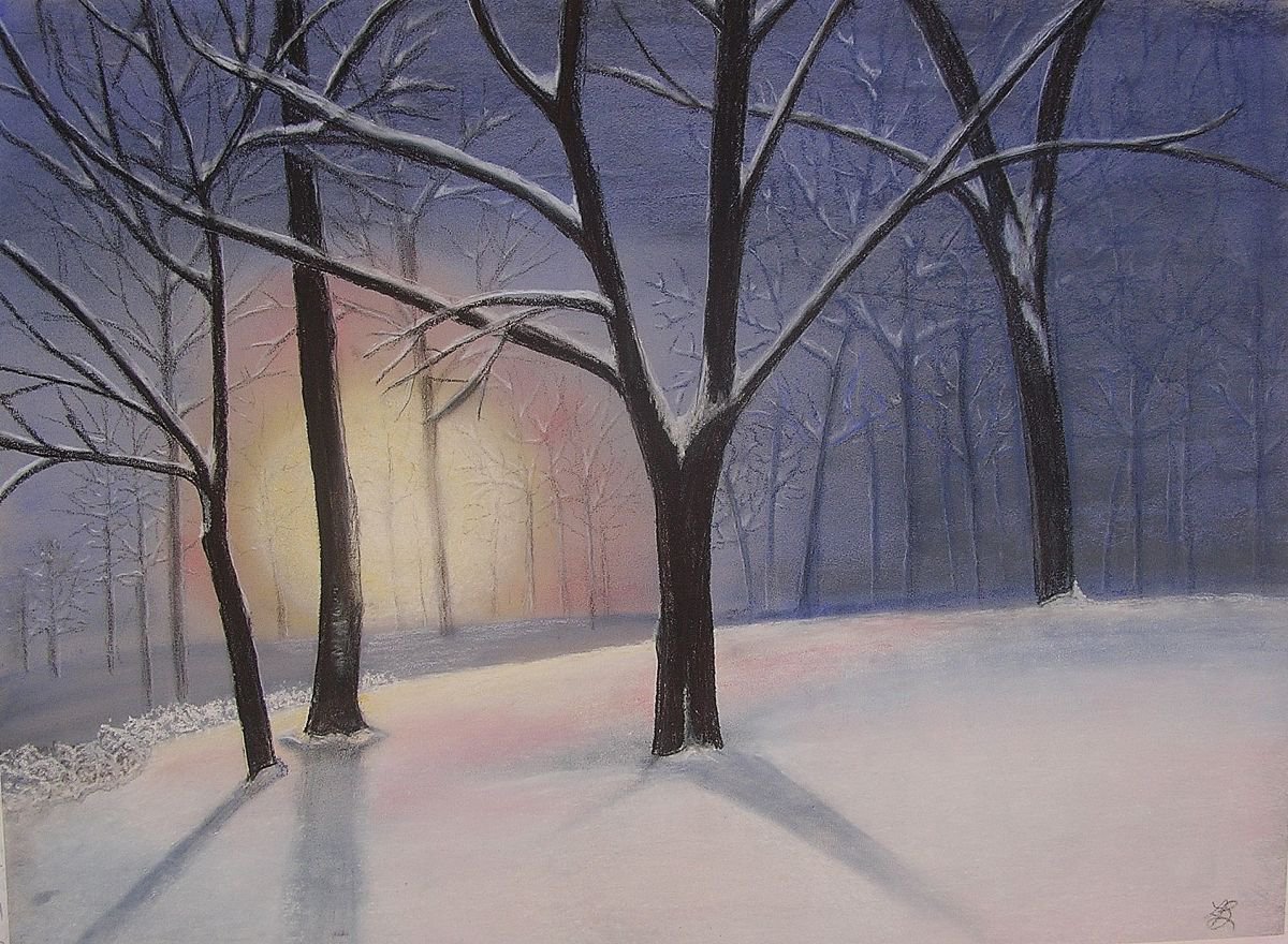 Trees in Winter by Linda Burnett