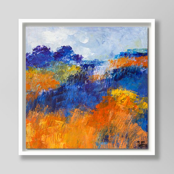 Blue-Orange Landscape