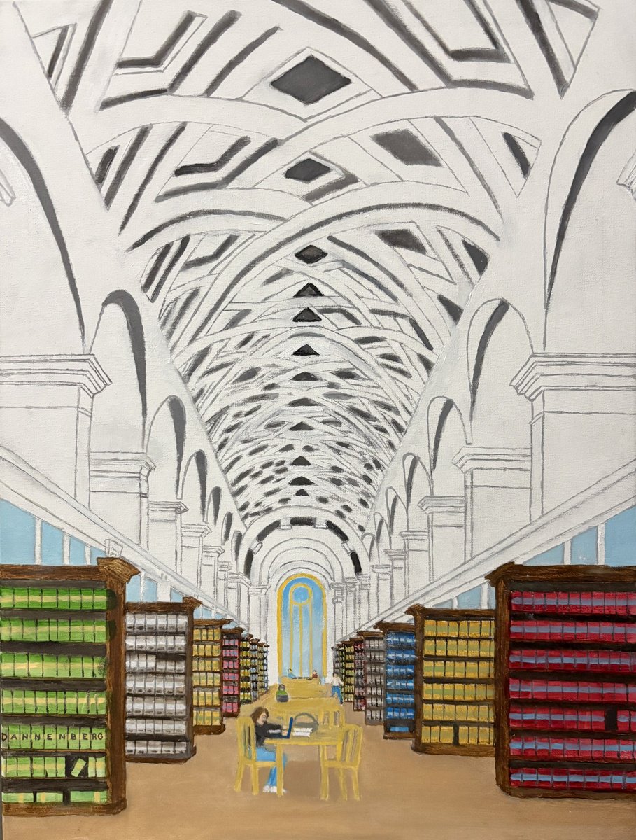 Law Library Iii By Leslie Dannenberg, 18 X 24, Artwork For Sale On Artfinder