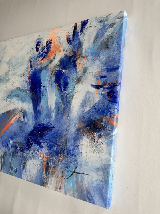 Dancers in the blue