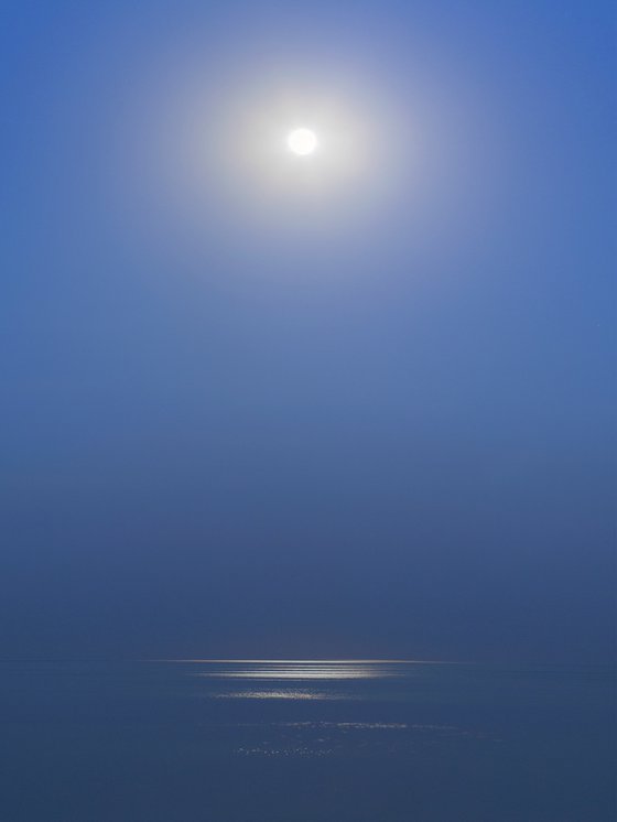 Full moon over Black Sea