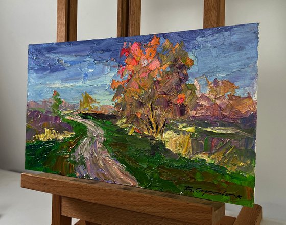 Autumn Reflected on the Face of the River