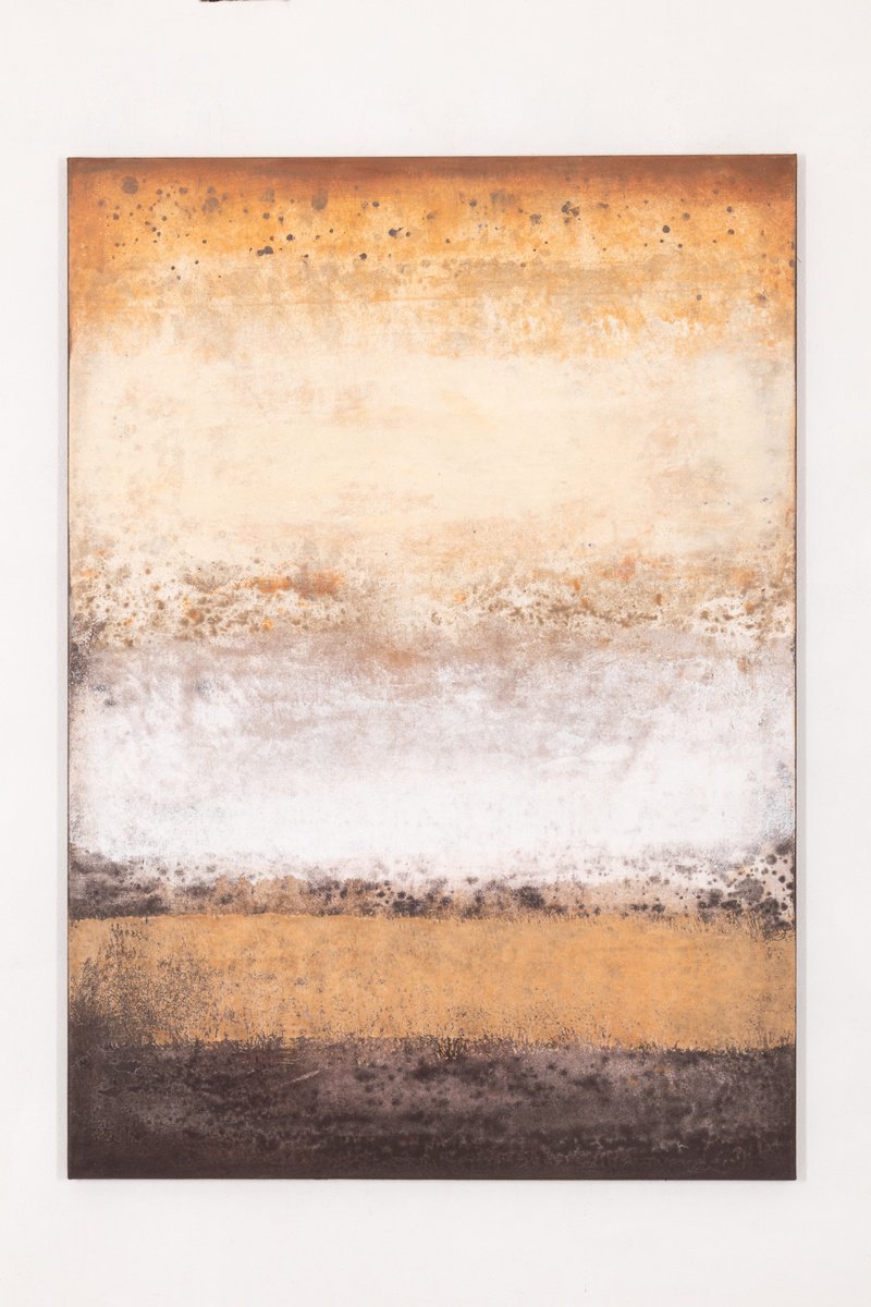 Abstract Acrylic Painting By Rokas Berziunas, 39 X 55", No. 25-49, Original Artwork