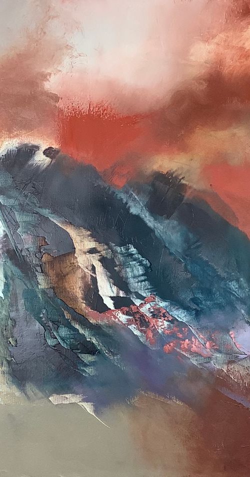 The volcano by Ludmila Budanov